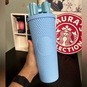 Starbucks Matte Sky Blue Studded Tumbler, Thailand